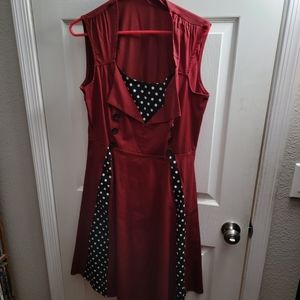 Red Rockabilly dress